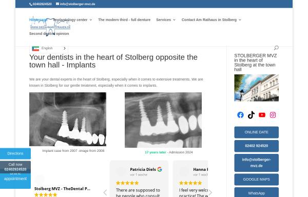 Vorschau von www.klewer-implantate.de, Dr. Dr. O. Klewer