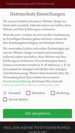 Vorschau der mobilen Webseite www.beraten-und-umsetzen.de, B&U Beraten und Umsetzen GmbH