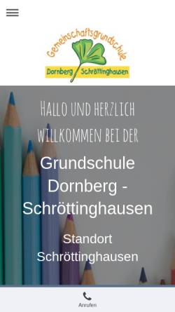 Vorschau der mobilen Webseite www.grundschule-schroettinghausen.de, Grundschule Schröttinghausen