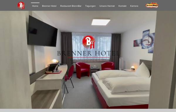 Vorschau von www.brenner-hotel-bielefeld.de, Brenner Hotel