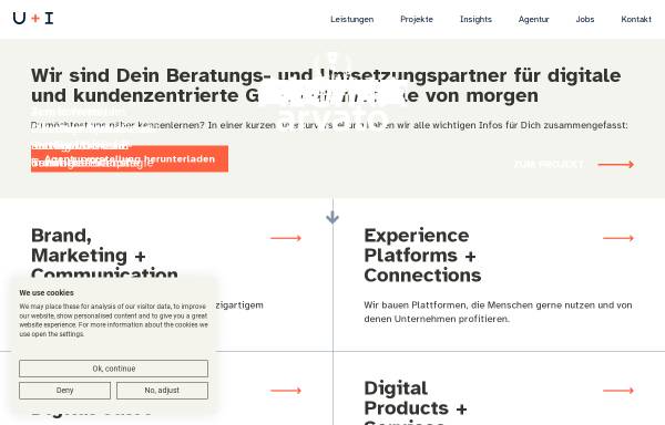 Vorschau von uandi.com, u+i interact GmbH & Co. KG