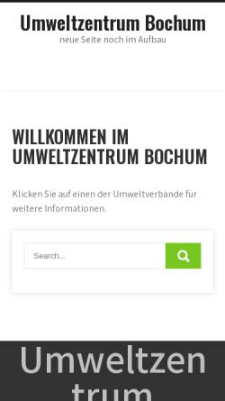 Vorschau der mobilen Webseite www.umweltzentrum-bochum.de, Umweltzentrum