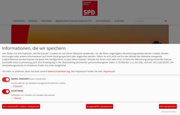 SPD Stadtbezirk Bochum Mitte