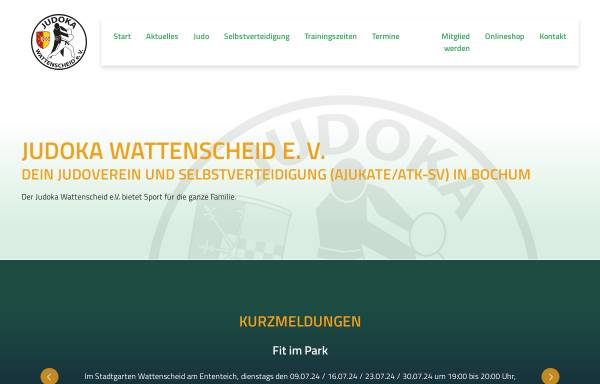 Vorschau von www.judoka-wattenscheid.de, Judoka Wattenscheid e. V.