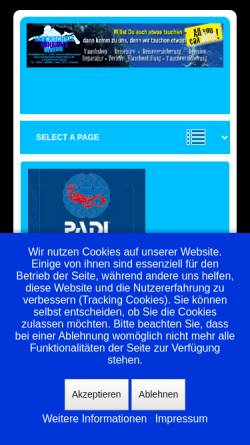 Vorschau der mobilen Webseite www.tauchschule-ruhrpott-divers.de, Tauchschule Ruhrpott Divers