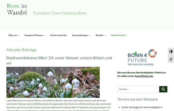 Vorschau von bonnimwandel.de, Bonn im Wandel e.V.