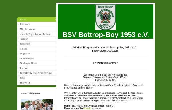 Vorschau von www.bsv-boy.de, Bürgerschützenverein Bottrop-Boy 1953 e.V.