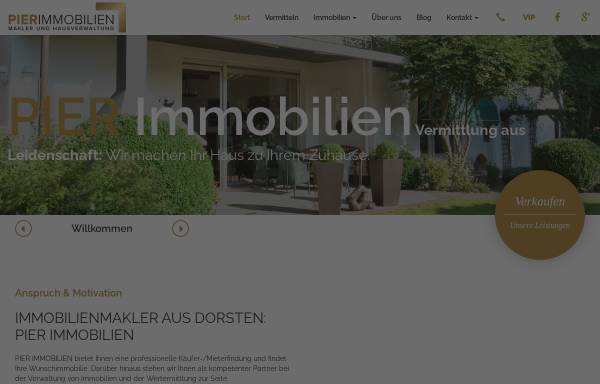Vorschau von www.pier-immobilien.de, Pier Immobilien GmbH