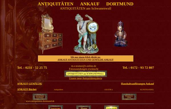 Vorschau von www.antik-wien.de, Antiquitäten am Schwanenwall