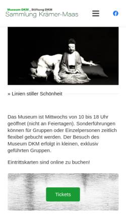 Vorschau der mobilen Webseite www.museum-dkm.de, Museum DKM