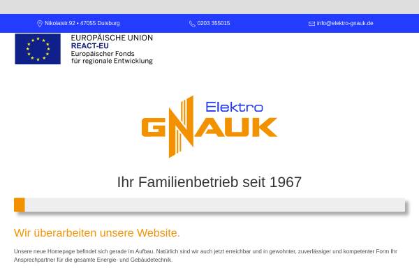 Vorschau von www.elektro-gnauk.de, Elektro Gnauk