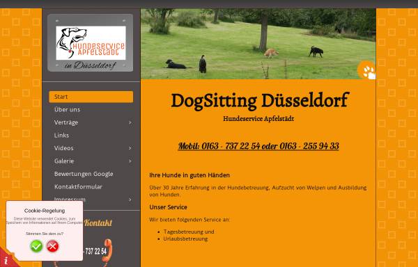 Vorschau von www.dog-sitting-duesseldorf.de, DogSitting Düsseldorf, Christa Apfelstädt