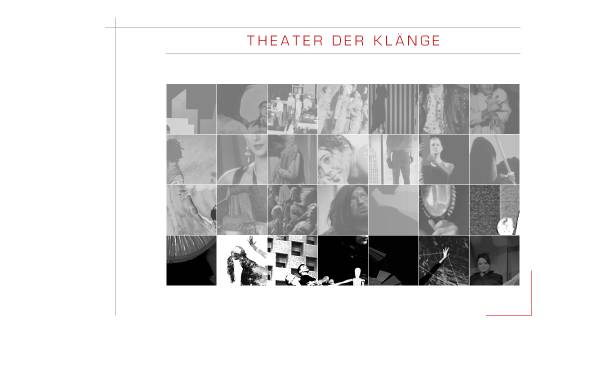 Vorschau von www.theater-der-klaenge.de, Theater der Klänge