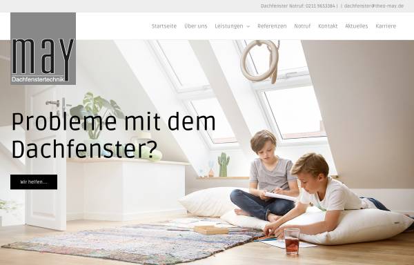 Vorschau von www.theo-may.de, May Dachfenstertechnik