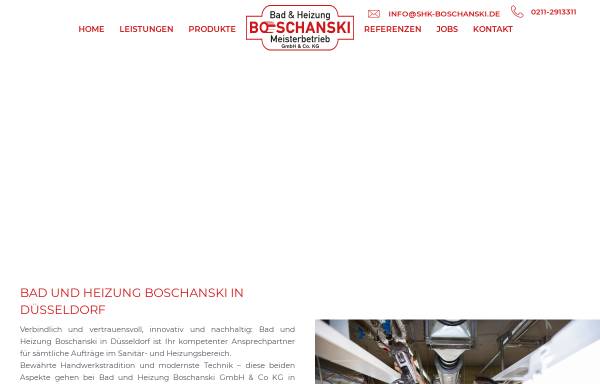 Vorschau von www.shk-boschanski.de, Bad und Heizung Boschanski