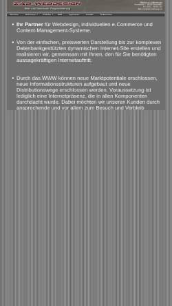 Vorschau der mobilen Webseite www.zab-webdesign.de, ZAB-Webdesign