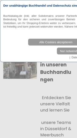 Vorschau der mobilen Webseite www.gossens-buecher.de, Buchhandlung Gossens