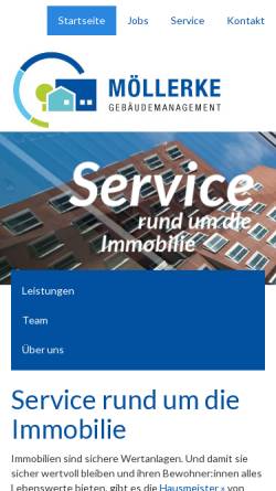 Vorschau der mobilen Webseite www.moellerke-immobilienservice.de, Hausmeister-Service Moellerke