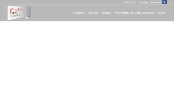 Vorschau von www.wirtschafts-forum-duesseldorf.de, Wirtschafts Forum Düsseldorf