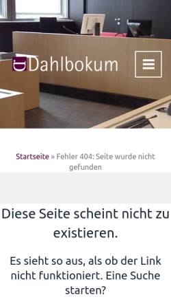 Vorschau der mobilen Webseite www.dahlbokum.de, Volker Dahlbokum, LL.M.Eur., LL.M.