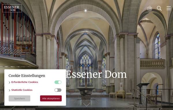 Vorschau von www.dom-essen.de, Essener Dom