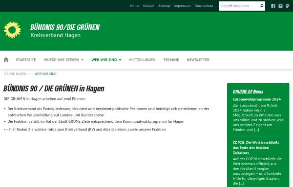 Vorschau von gruene-hagen.org, Bündnis 90/Die Grünen, Kreisverband Hagen