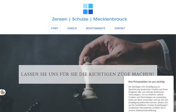 Vorschau von www.t-z-s.de, Teubel Zensen Schulze GbR, Rechtsanwälte