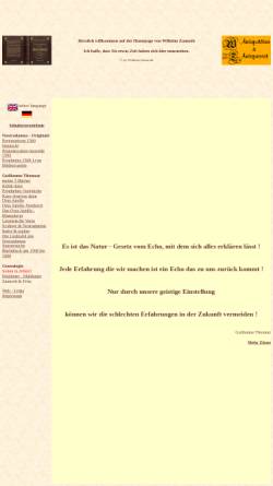 Vorschau der mobilen Webseite www.zannoth.de, Nostradamus-Forscher Wilhelm Zannoth