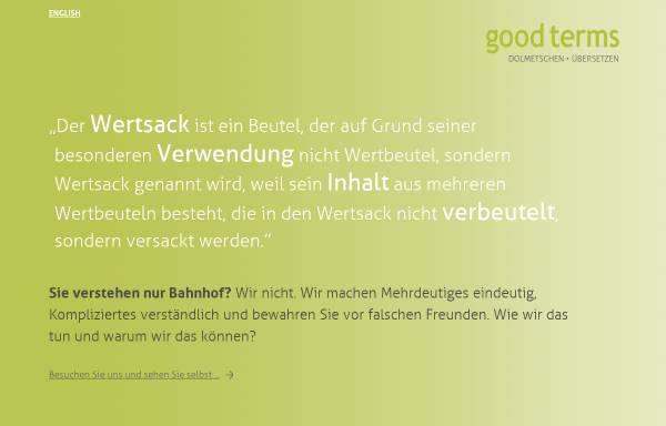 Vorschau von www.goodterms.de, Good Terms