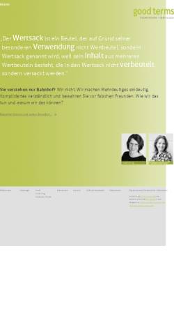 Vorschau der mobilen Webseite www.goodterms.de, Good Terms