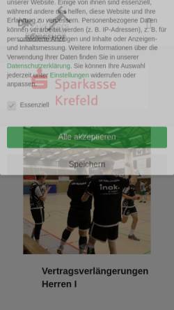 Vorschau der mobilen Webseite www.djk-adler-koenigshof.de, DJK SV Adler Königshof