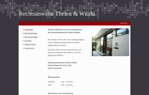 Rechtsanwaltskanzlei Thelen & Witzki