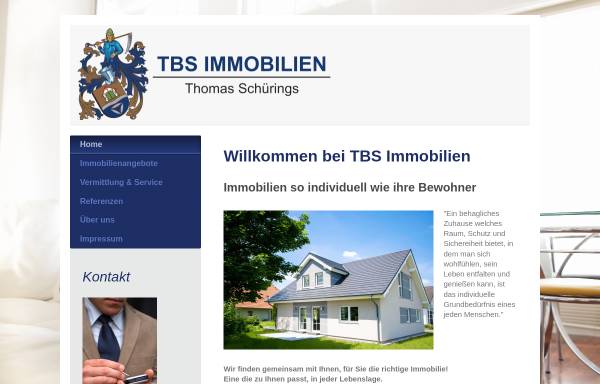 Vorschau von www.tbs-immobilien.de, TBS Thomas B. Schürings Immobilien