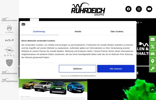 Vorschau von www.ruhrdeichgruppe.de, Autohaus Extra - Filiale der Autohaus Am Ruhrdeich GmbH