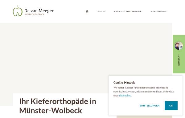 Vorschau von www.kfo-wolbeck.de, Dr. Andreas van Meegen
