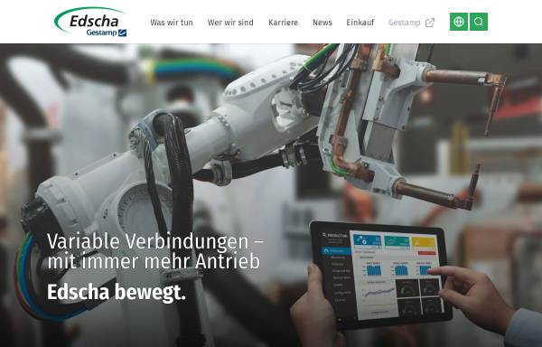 Vorschau von edscha.com, Edscha AG
