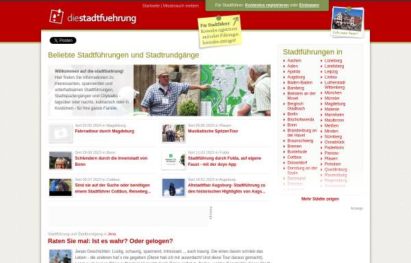 Vorschau von www.die-stadtfuehrung.de, Die Stadtführung