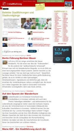 Vorschau der mobilen Webseite www.die-stadtfuehrung.de, Die Stadtführung
