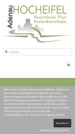 Vorschau der mobilen Webseite www.rsplus-adenau.de, Realschule plus Adenau