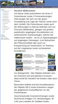 Vorschau der mobilen Webseite www.ferienhaus-adenau.de, Ferienhäuser in Adenau und Umgebung