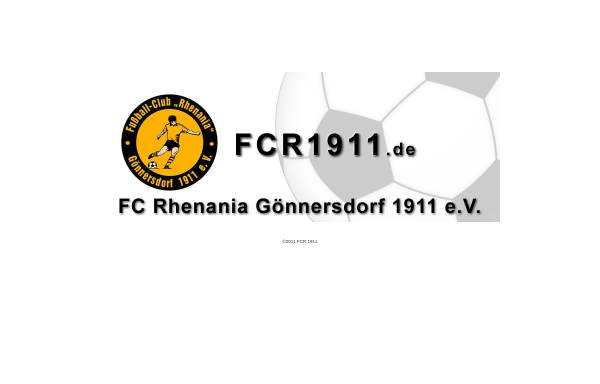 Vorschau von www.fcr1911.de, FC Rhenania Gönnersdorf 1911 e.V.