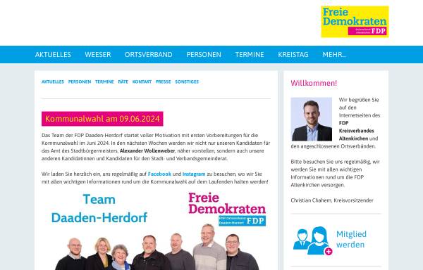 Vorschau von www.fdp-daaden.de, FDP VG Daaden-Herdorf