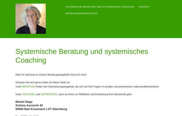 Vorschau von www.brapp.de, Praxis für systemische Beratung Rapp