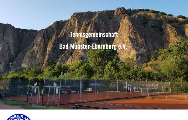 Vorschau von www.tgbme.de, Tennisgemeinschaft Bad Münster am Stein-Ebernburg e.V.