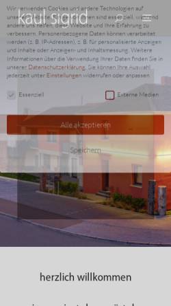 Vorschau der mobilen Webseite kaul-sigrid.de, Weingut Kaul Sigrid