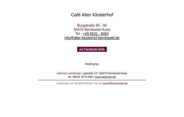Café Alter Klosterhof