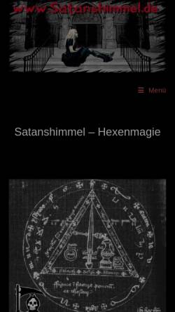 Vorschau der mobilen Webseite www.satanshimmel.de, Satanshimmel