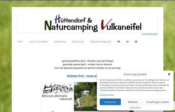 Vorschau von www.naturcamping-vulkaneifel.de, Natur-Camping Vulkaneifel