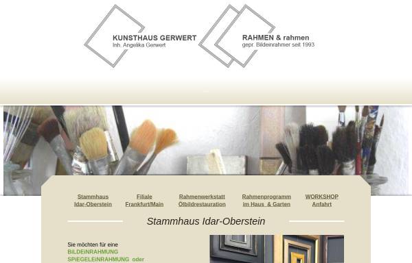 Vorschau von www.rahmenundrahmen.de, Kunsthaus Gerwert - Rahmen und rahmen