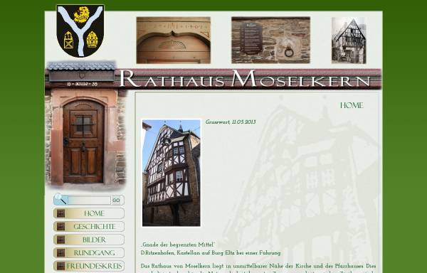 Vorschau von historisches-rathaus-moselkern.de, Historisches Rathaus Moselkern